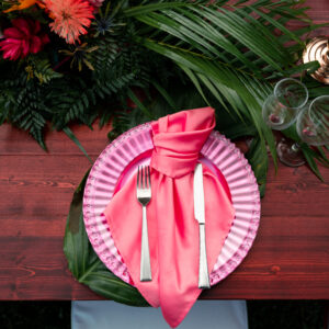 Tropical Table Place Setting
